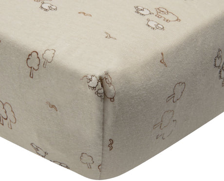 Jollein hoeslaken wieg - 40 50x80 90cm - jersey - woolly