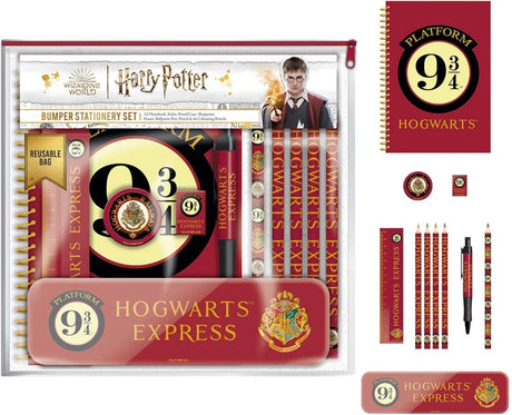 Pyramid International Harry Potter 11-teiliges Schreibwarenset Plattform 9 3 4 Schreibwaren