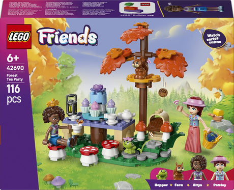 Lego Friends Teeparty im Wald Spielzeug für Kinder und Kinderzimmerdekoration 42690