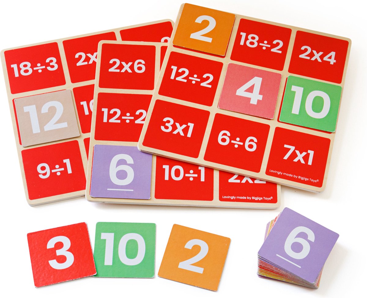 Bigjigs Mathe-Bingo multiplizieren dividieren
