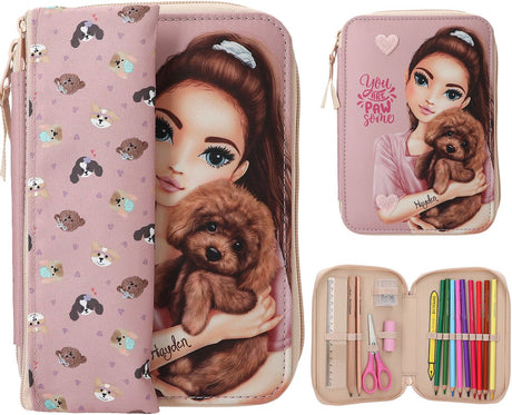 Depesche – Topmodel Basic Duo Federmäppchen – Kitty und Doggy