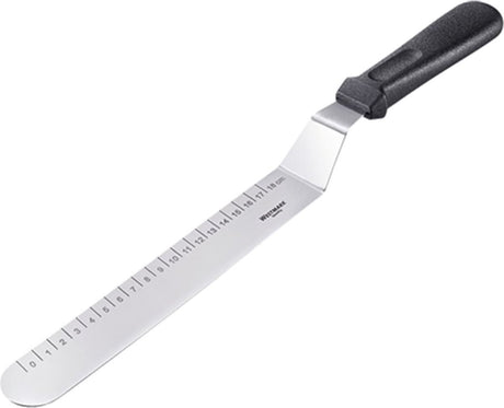 Westmark Spachtel, mit Größenangabe in cm, Länge: 38,7 cm, Edelstahl Kunststoff, Silber Schwarz, 30072270