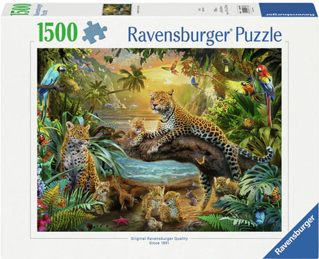 Ravensburger Puzzle Leoparden im Dschungel - Puzzle - 1500 Teile