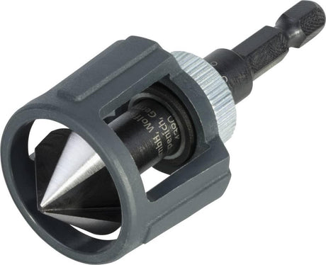 Wolfcraft - Konischer Senkbohrer mit Tiefenanschlag - ø 20 mm - Sechskantschaft - 4390000