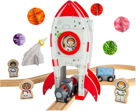 Bigjigs Holzschienen – Rakete