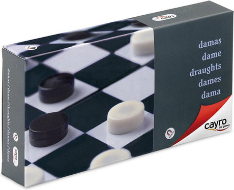 Geronimo Games Cayro – magnetische Dame – klassisches Brettspiel – Reiseausgabe