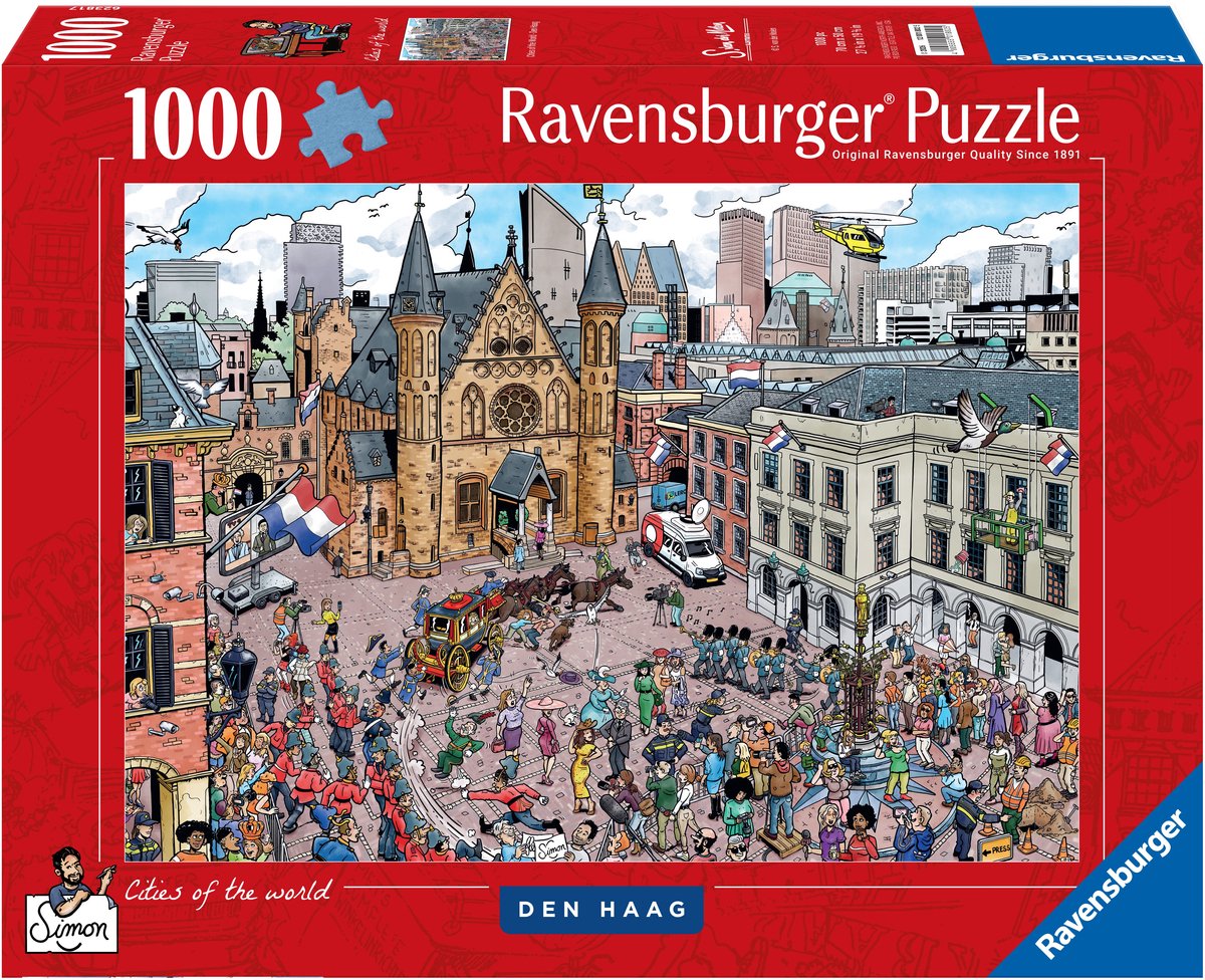 Ravensburger Puzzle Fleroux Den Haag - 1000 Teile.