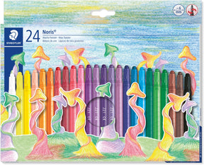 Staedtler noris wax twister waskrijt - 24 kleuren