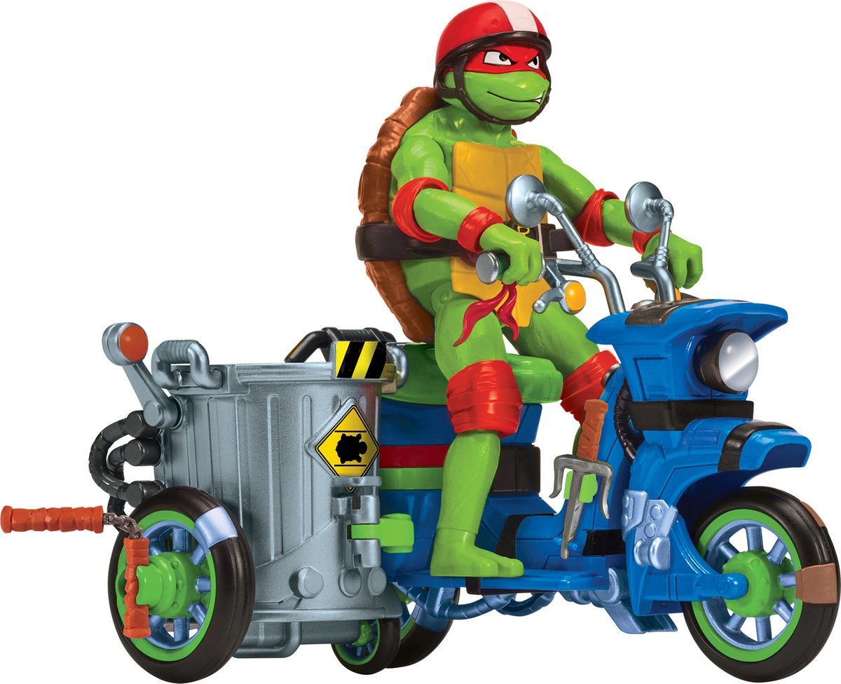 Spielgefährten: Teenage Mutant Ninja Turtles kämpfen mit Raphael um ihren Fahrradroller