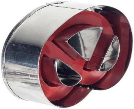Westmark brezel with ejector, stainless steel, silver, 6.4 x 4.4 x 3.8 cm