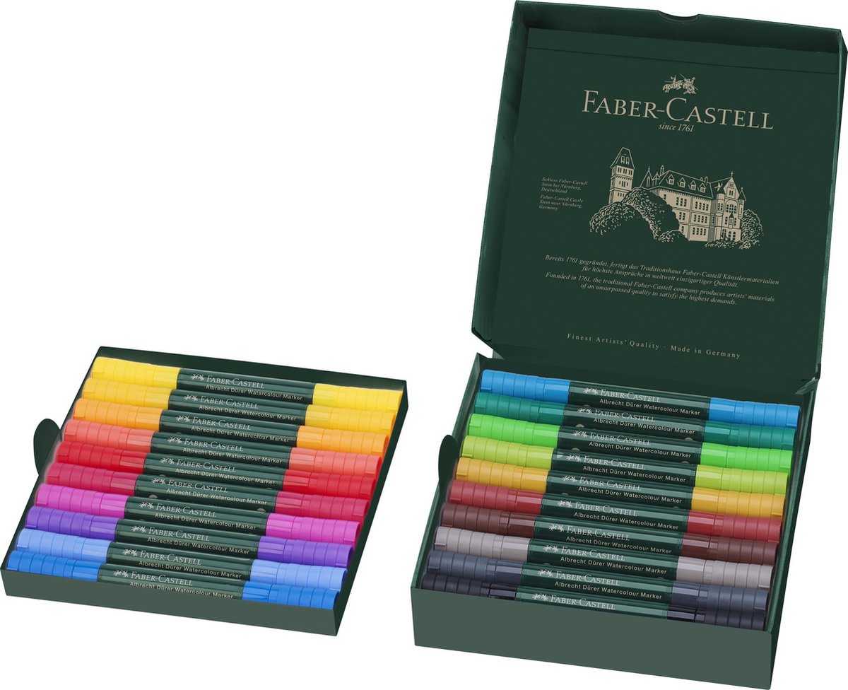 Faber-Castell Aquarellmarker – Albrecht Dürer – Box 20 Stück – FC-160320