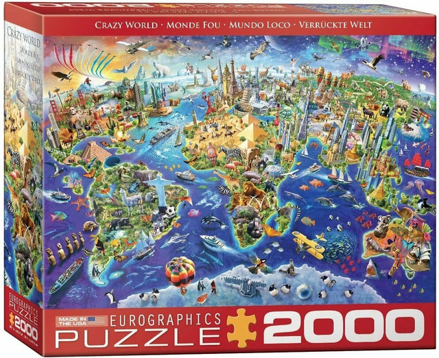Eurographics - verrückte Welt [verrückte Welt] - 2000 Teile 97×68cm (B×H) – Puzzle