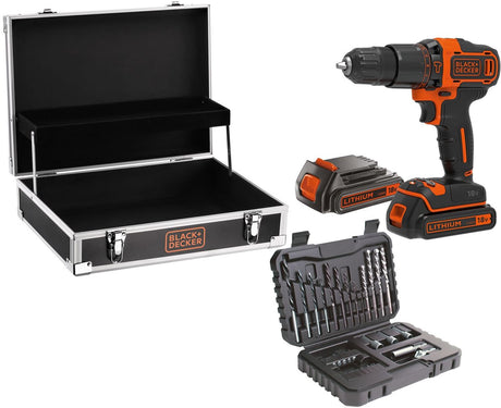 Black+Decker BDCHD18B2FC-QW Schraubendreher und Schlagbohrmaschine