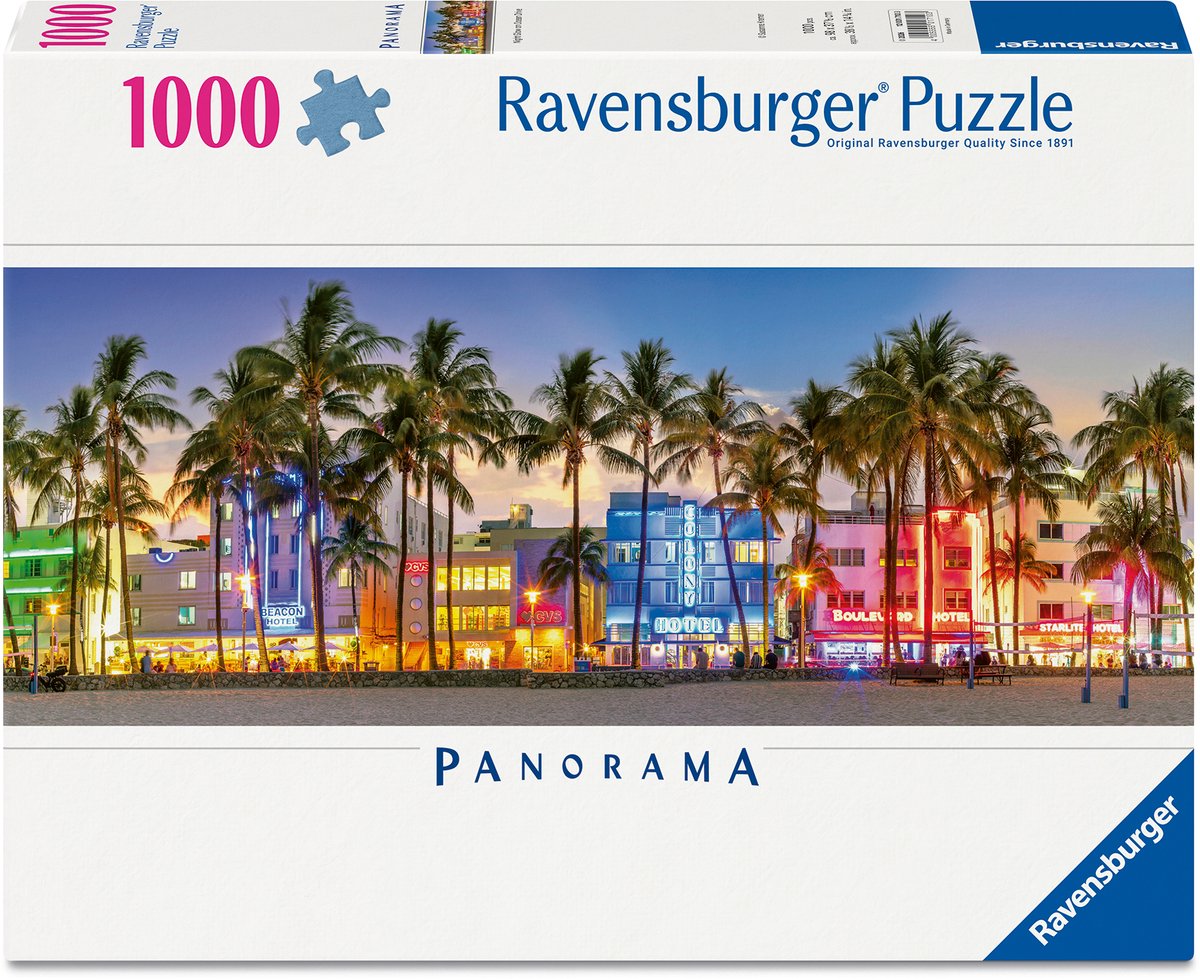 Ravensburger – Nachtlichter auf dem Ocean Drive – Puzzle – 1000 Teile