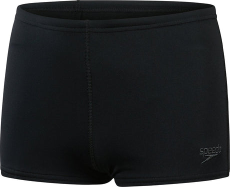 Speedo Endurance+ Aquashort Jungen Sport-Badehose – Schwarz