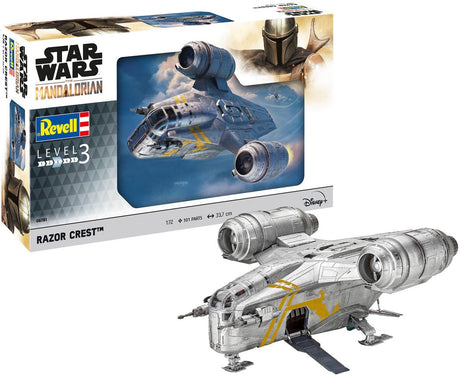 Revell Modellbausatz Raumfahrt – 06781 Star Wars – The Mandalorian: The Razor Crest Kunststoff – 1:72 – Modellbau