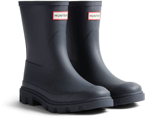 Hunter downpour short boot unisex regenlaarzen - donkerblauw 38