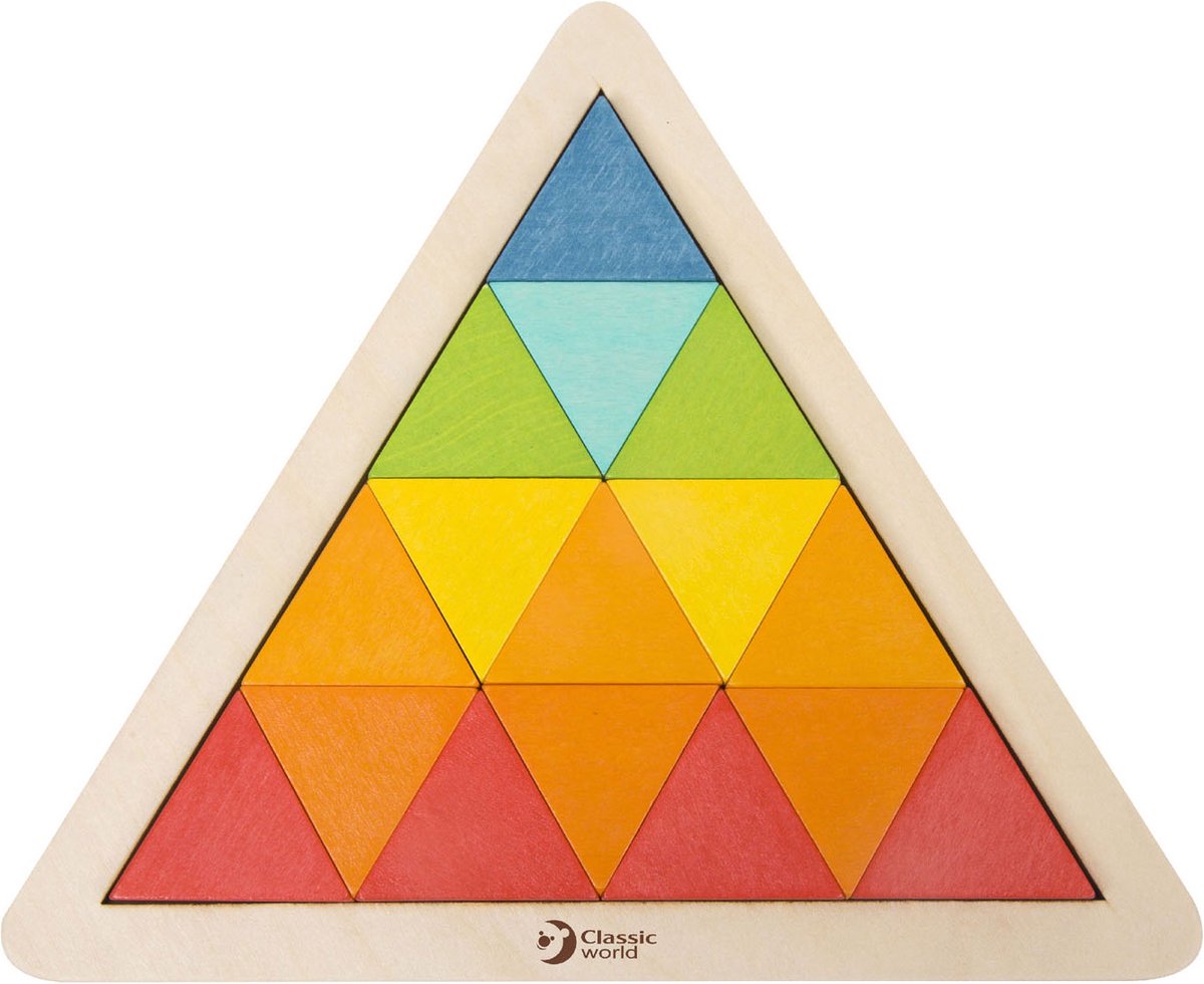 Klassisches Welt-Holzmosaikpuzzle, 67 Teile.