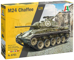Italeri modelbouwpakket militaire voertuigen - 6761 m24 -chaffee- - lichte verkenningstank plastic - 1:35 - modelbouw