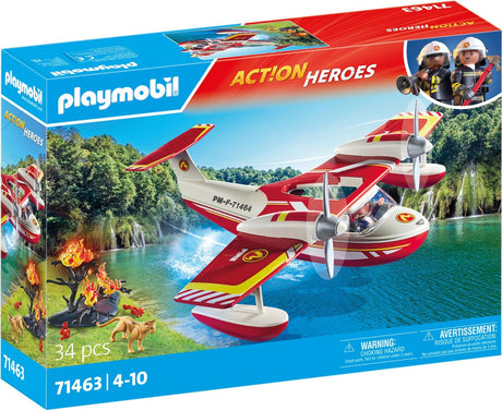Playmobil Action Heroes Kaminflugzeug mit Löschfunktion 71463
