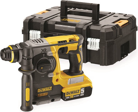 Dewalt dch273p2t-qw | XR bürstenloser SDS-Plus-Akku-Kombihammer 18 V 24 mm in TSTAK (2 x 5,0 Ah-Akku + Ladegerät) – DCH273P2T-QW