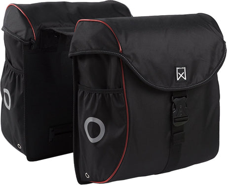 Willex - Gepäcktasche 300-Serie - 38 Liter - Schwarz Rot - Leichtgewicht