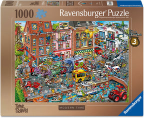 Ravensburger Ray's Comic-Serie – Zeitreise 3 – Moderne Zeit – 1000-teiliges Puzzle