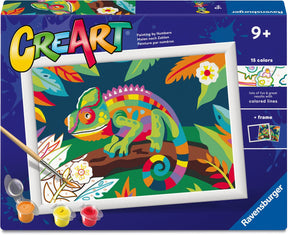 Ravensburger Creart Malen nach Zahlen – Chamäleon