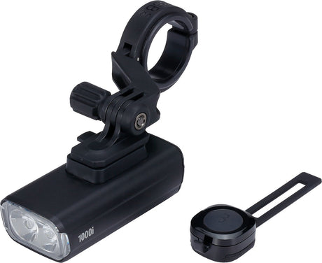Bbb Cycling Nanostrike 1000i Plus Fahrradscheinwerfer – mit Fernbedienung – 1000 Lumen – USB wiederaufladbar – Brenndauer: 50 Stunden – IPX6 regenfest – Fahrradbeleuchtung Rennrad Mountainbike – bls-267i