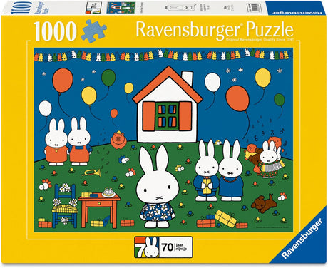 Ravensburger Puzzle Miffy 70 Jahre, 1000 Teile.