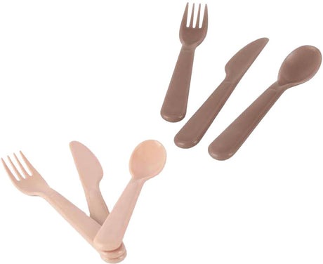 Dantoy Besteckset Mokkabeige, 6-teilig.