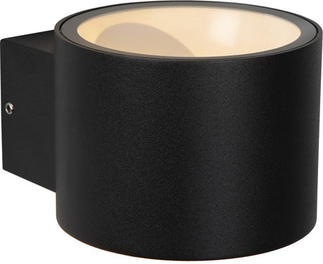 Lucide Oxford - Innen-Außenwandleuchte - 1xG9 - IP54 - Schwarz