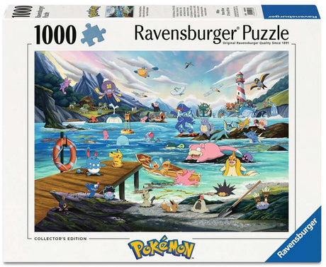 Ravensburger pokémon vaporeon and temperate marine - legpuzzel - 1000 stukjes - vanaf 14 jaar