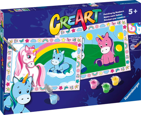 Ravensburger Creart Painting bei Number - Blije Einhörner