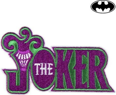 Batman patch joker polyester paars