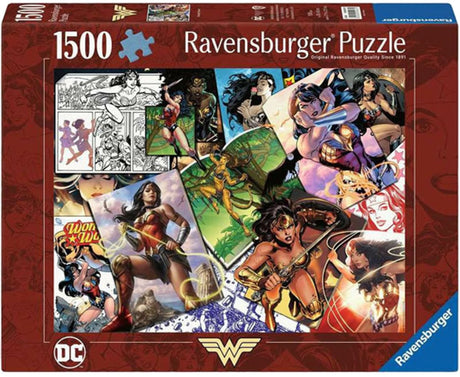 Ravensburger Puzzle Wonder Woman 1500 Teile Puzzle für Erwachsene.