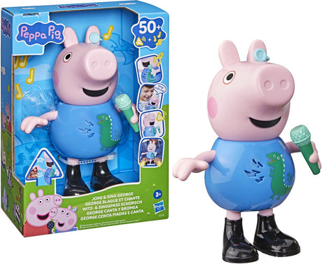 Hasbro peppa pig grappende en zingende george.
