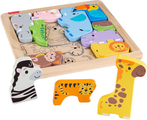 Holztier-Puzzle von Fisher-Price