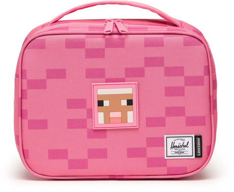 Herschel Minecraft Pop Quiz Lunchbox Little – rosa Schaf