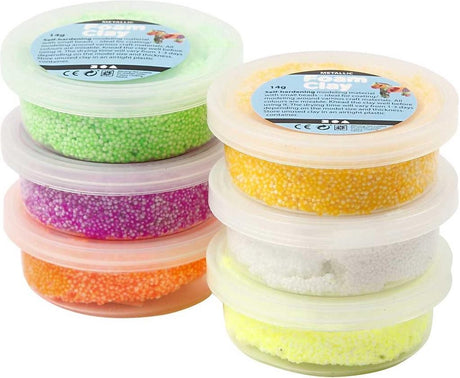 Foam Clay ®, Frühlingsfarben, 6x14 gr 1 Box