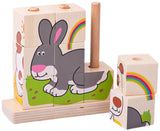 Bigjigs Stapelblöcke für Haustiere.