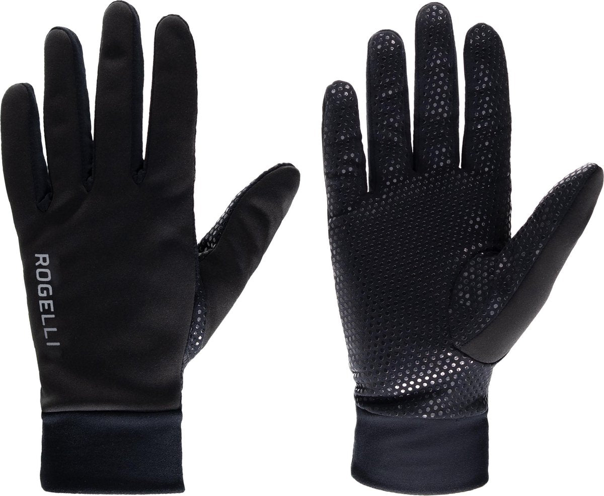 Rogelli laval fietshandschoenen dames - winddichte wielrenhandschoenen - ademend - zwart - maat s