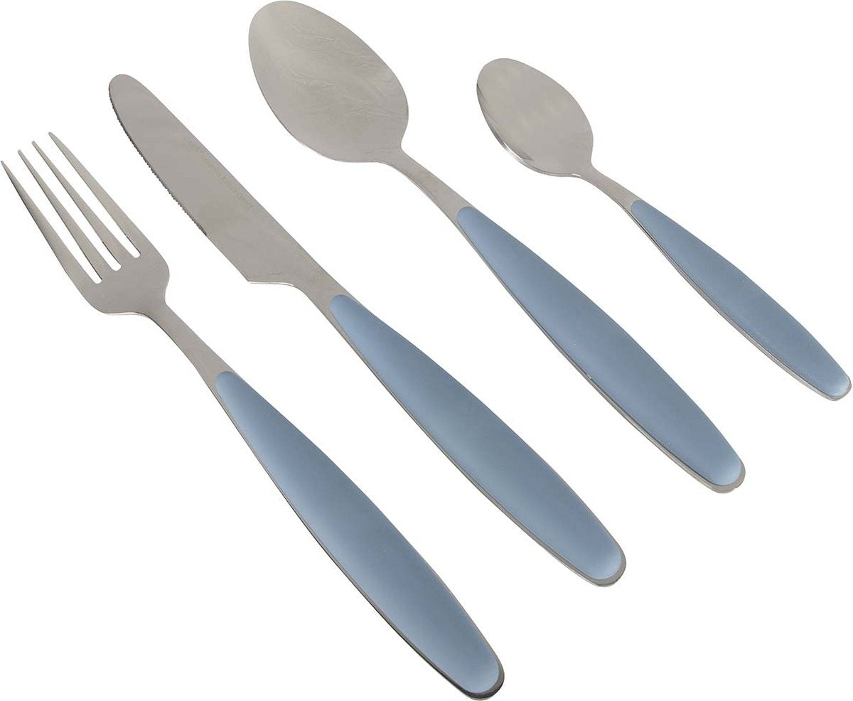 Gimex Color Line Besteck - Blau - 16-teilig