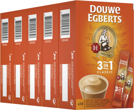 Douwe Egberts 3in1 Instantkaffee – 6 x 10 Beutel