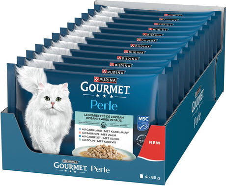 Gourmet Perle MSC Ocean Flakes – Fischfleisch – 12 x 4 x 85 g