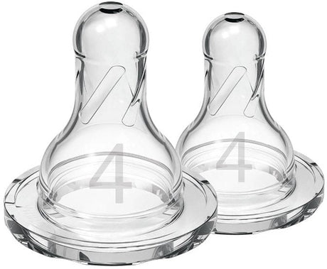 Dr. Brown's Options+ Flaschensauger – Phase 4 Pap-Sauger – Enghalsflasche – 2 Stück