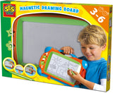 Ses creative – magnetisches Zeichenbrett – 25x34 cm – inklusive Stift und 2 Stempel – Montessori-Spielzeug ab 3 Jahren
