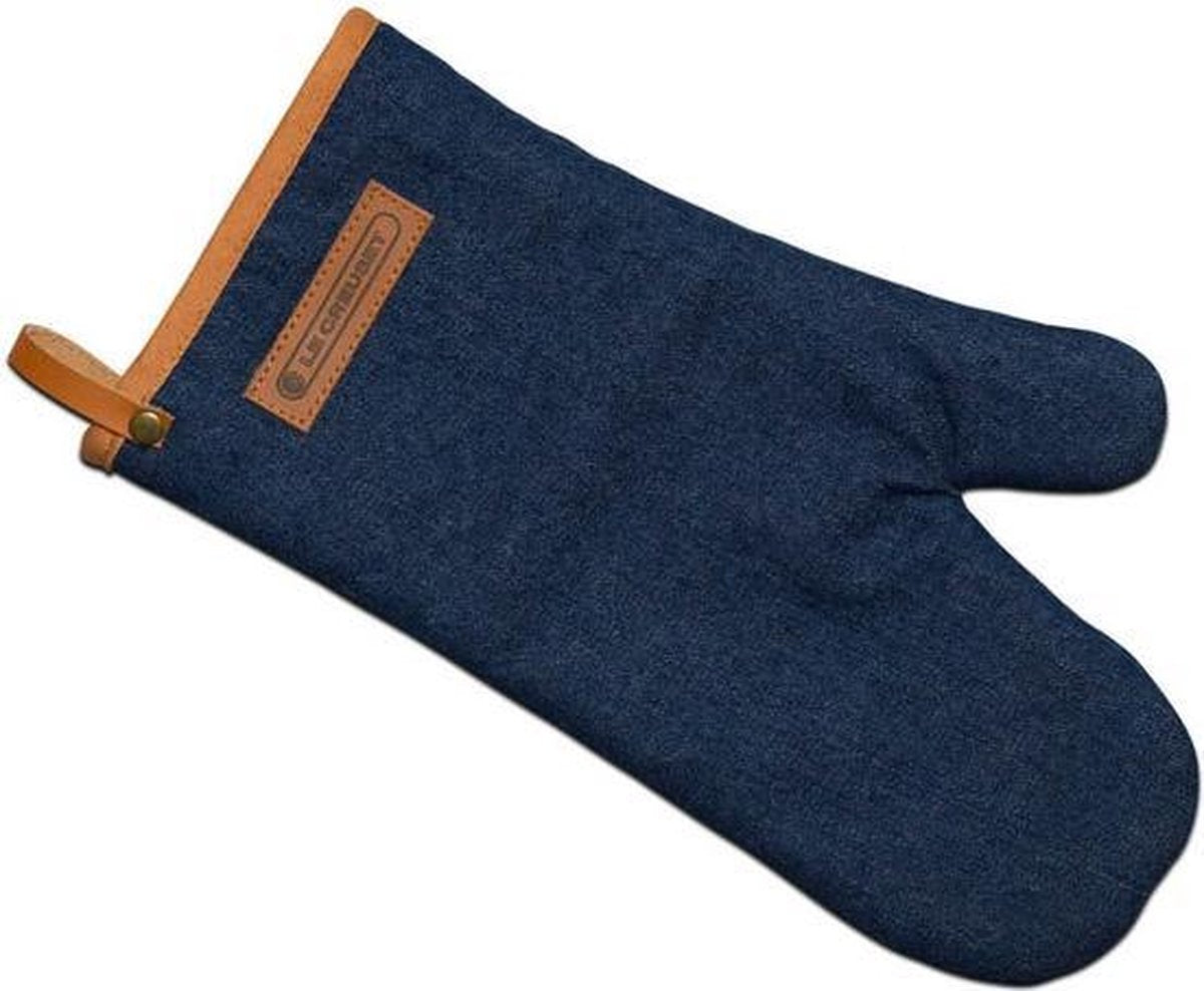 Denim-Ofenhandschuh von Le Creuset