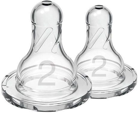 Dr. Brown's Options+ Flaschensauger – Phase 2 – Enghalsflasche – 2 Stück