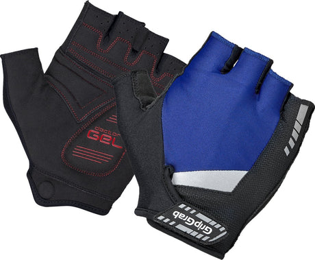 Gripgrab - Supergel gepolsterte Kurzfinger-Sommer-Fahrradhandschuhe Fahrradhandschuhe mit Polsterung - Marineblau - Unisex - Größe S
